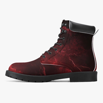 Red Thunder Leder Boots | Stylische und Warme Winterstiefel Boots JLR Design