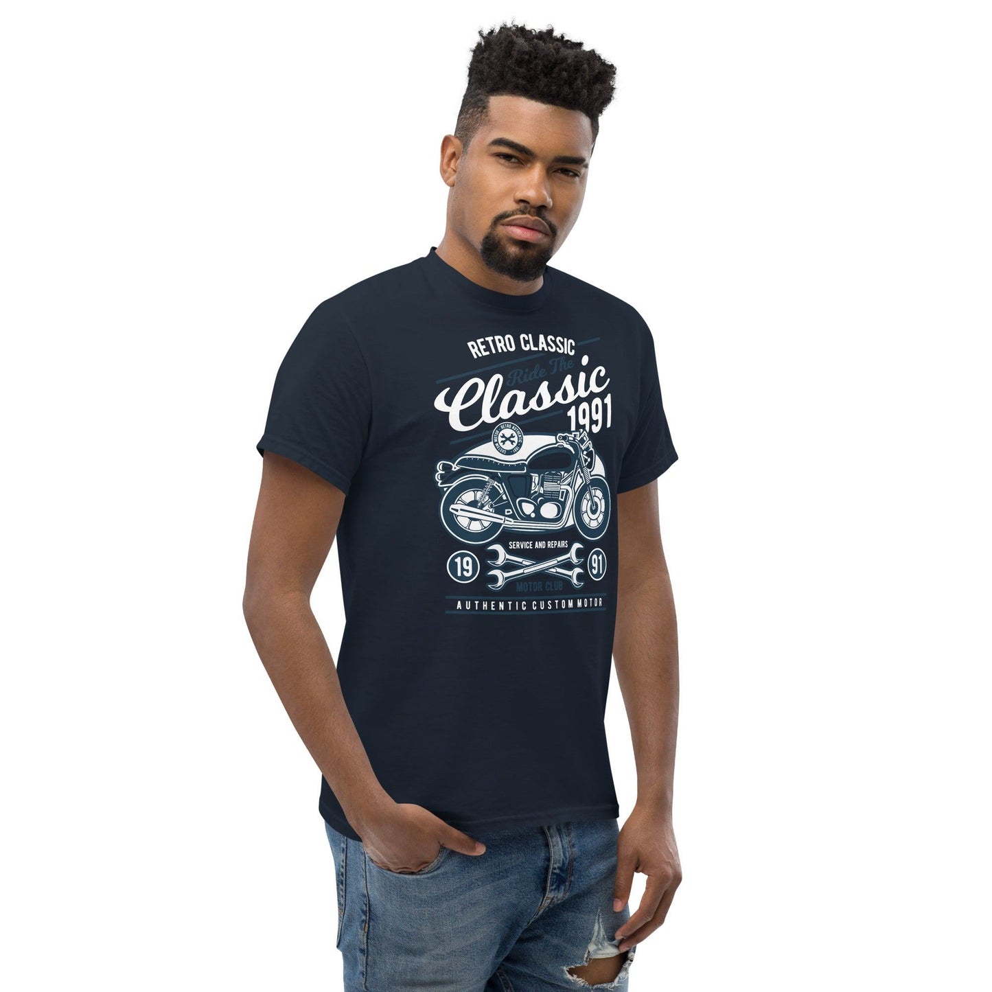 Retro Classic Motorcycle Herren-T-Shirt T-Shirt 29.99 Classic, Herren, Motorcycle, T-Shirt JLR Design