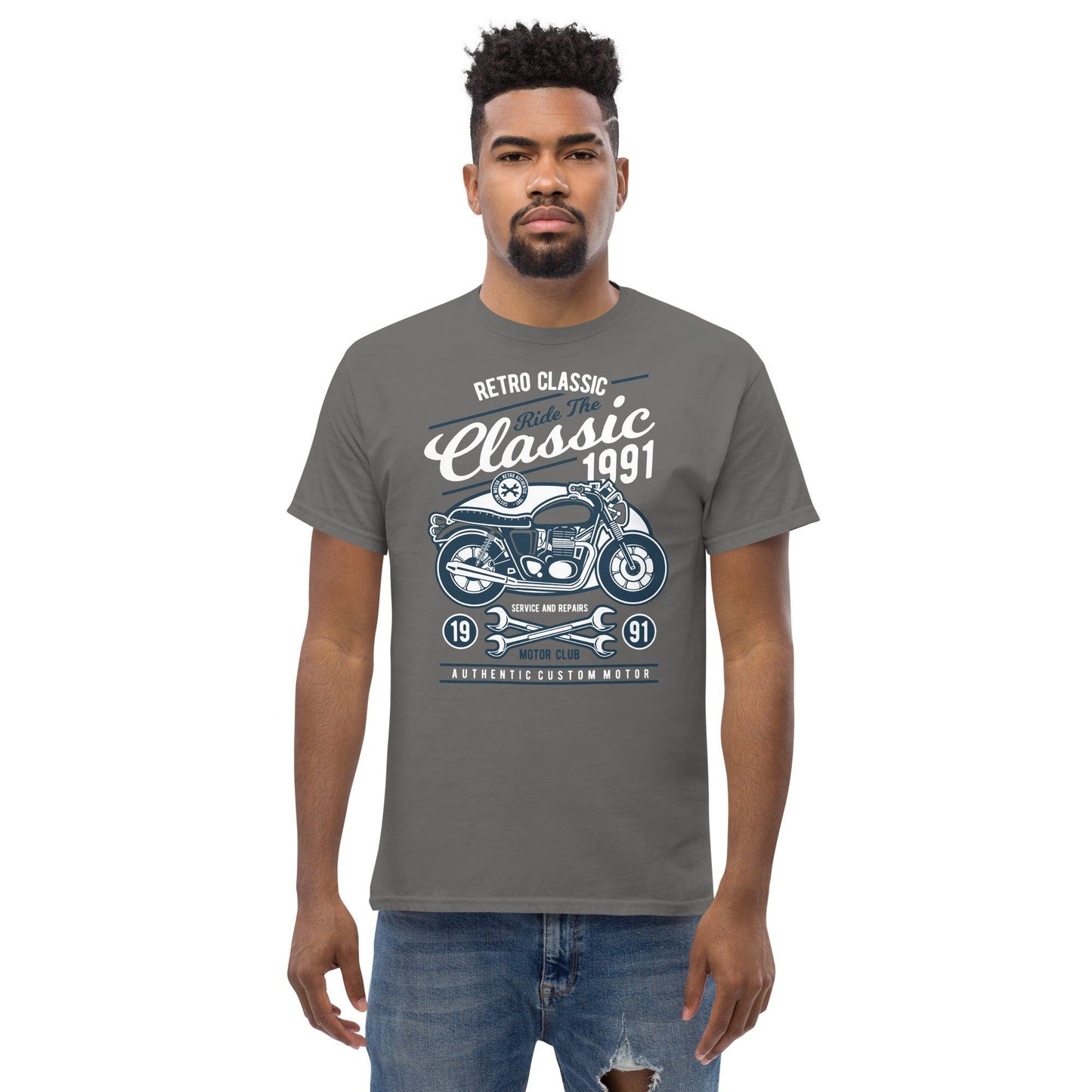 Retro Classic Motorcycle Herren-T-Shirt T-Shirt 29.99 Classic, Herren, Motorcycle, T-Shirt JLR Design