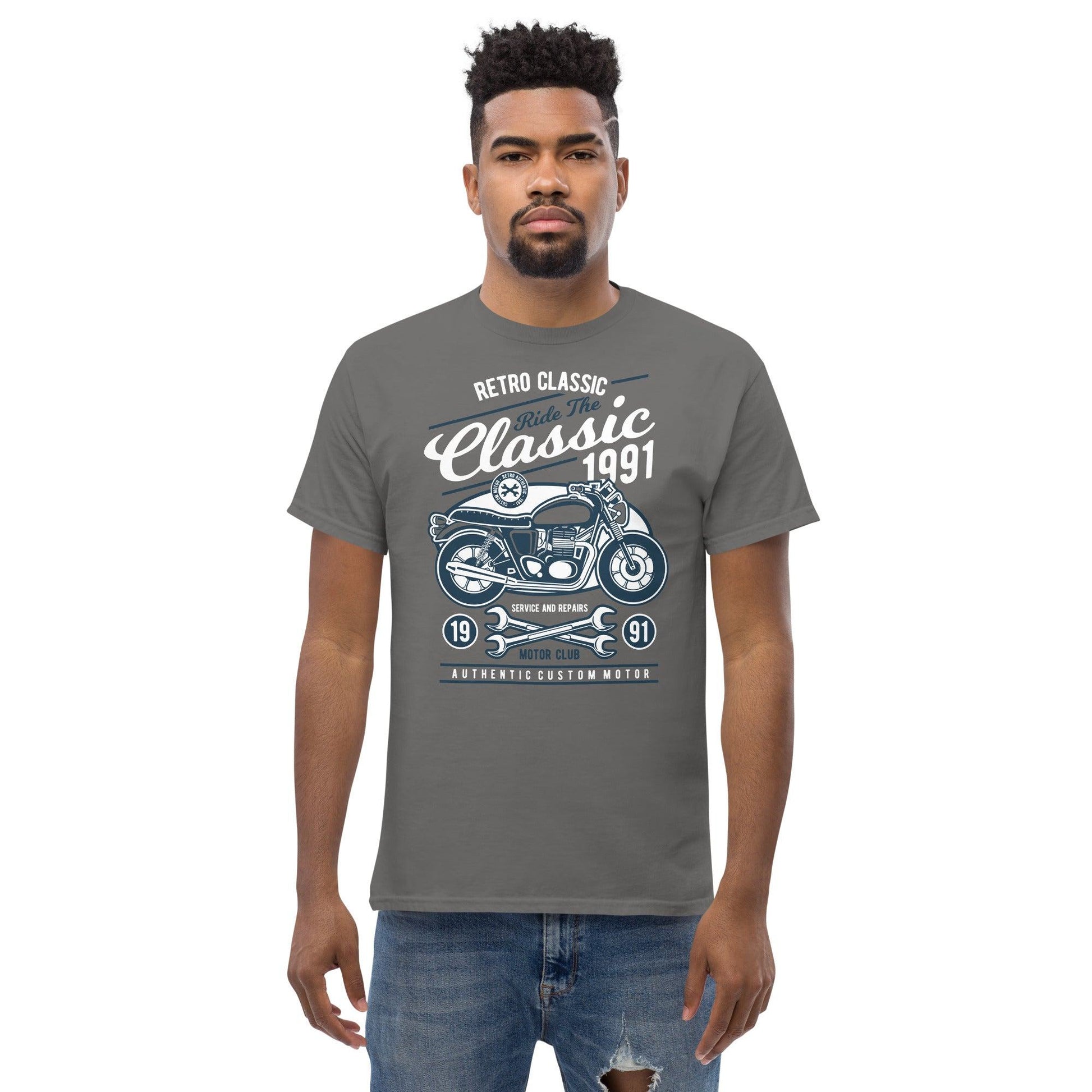 Retro Classic Motorcycle Herren-T-Shirt T-Shirt 29.99 Classic, Herren, Motorcycle, T-Shirt JLR Design