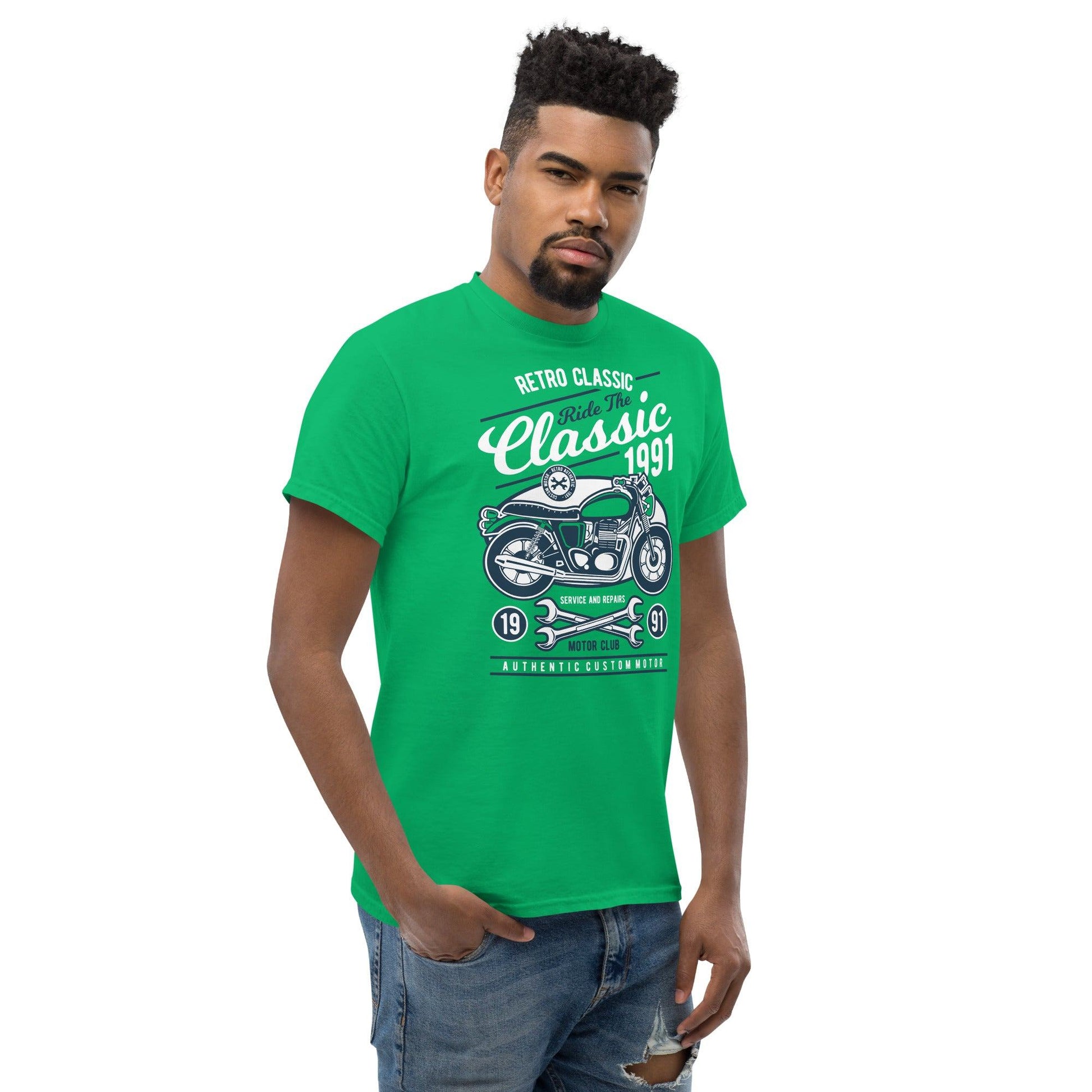 Retro Classic Motorcycle Herren-T-Shirt T-Shirt 29.99 Classic, Herren, Motorcycle, T-Shirt JLR Design