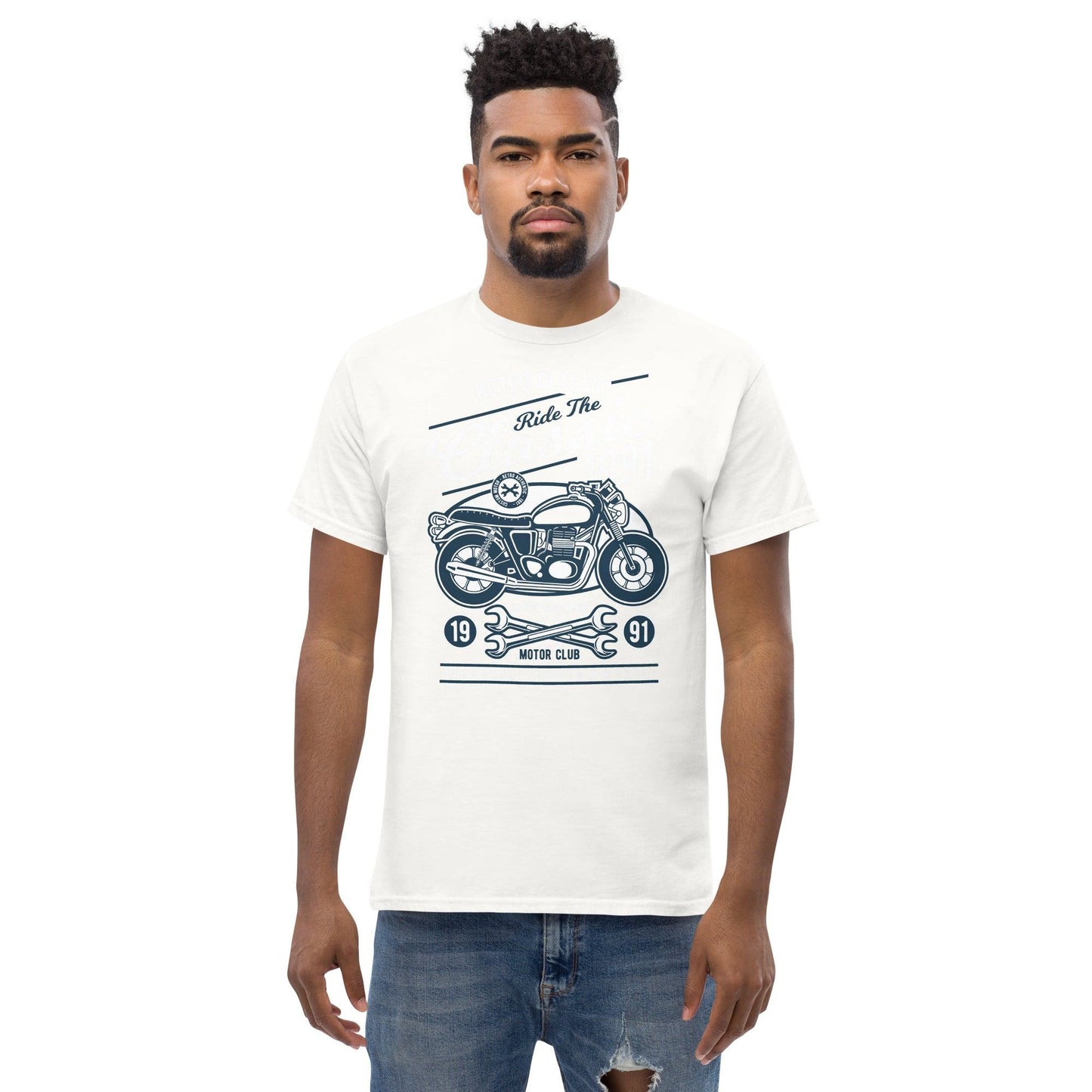 Retro Classic Motorcycle Herren-T-Shirt T-Shirt 29.99 Classic, Herren, Motorcycle, T-Shirt JLR Design