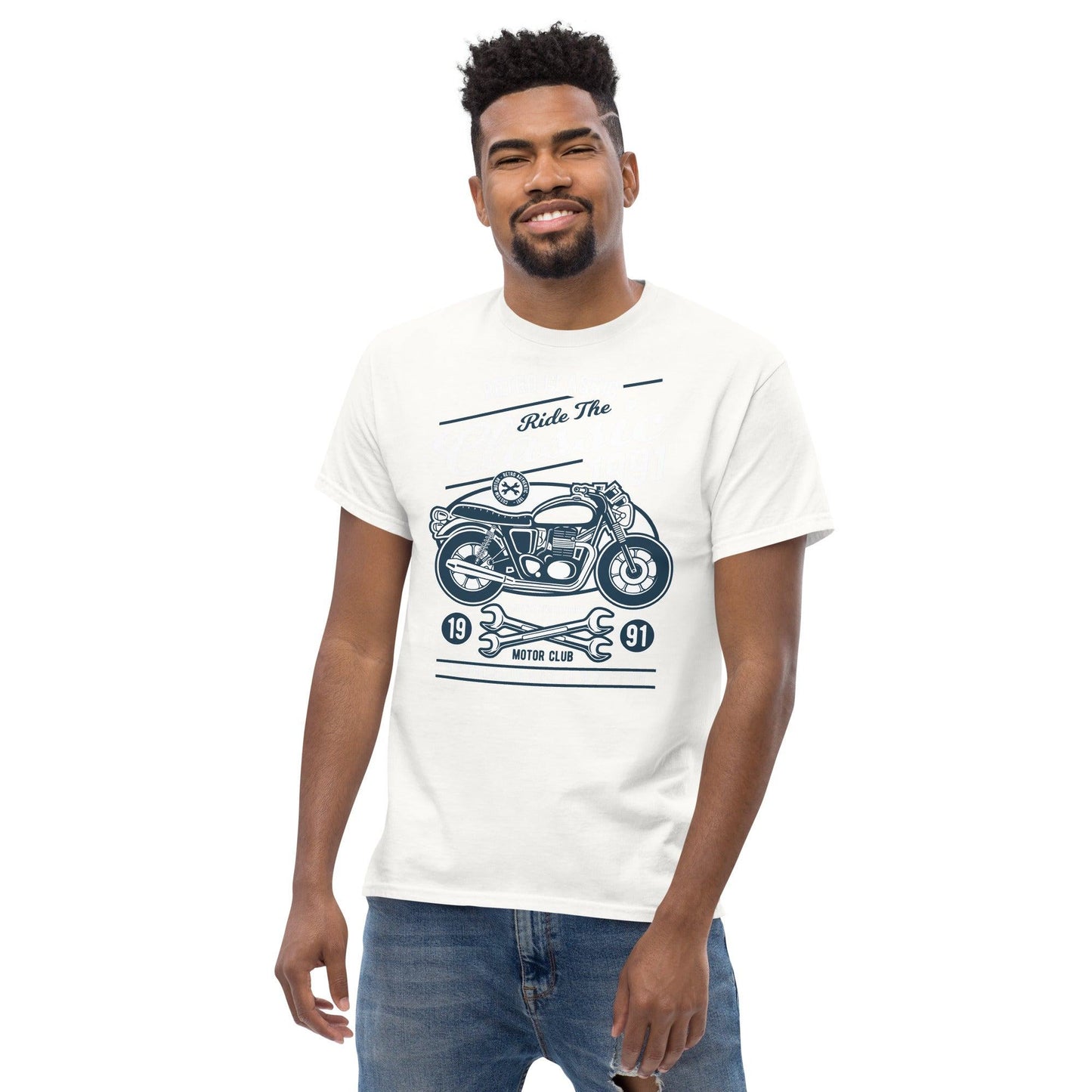 Retro Classic Motorcycle Herren-T-Shirt T-Shirt 29.99 Classic, Herren, Motorcycle, T-Shirt JLR Design