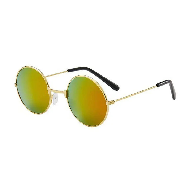 Retro Rundbrille | Hippie Style | Metallrahmen | Bunt | UV400 Brille JLR Design