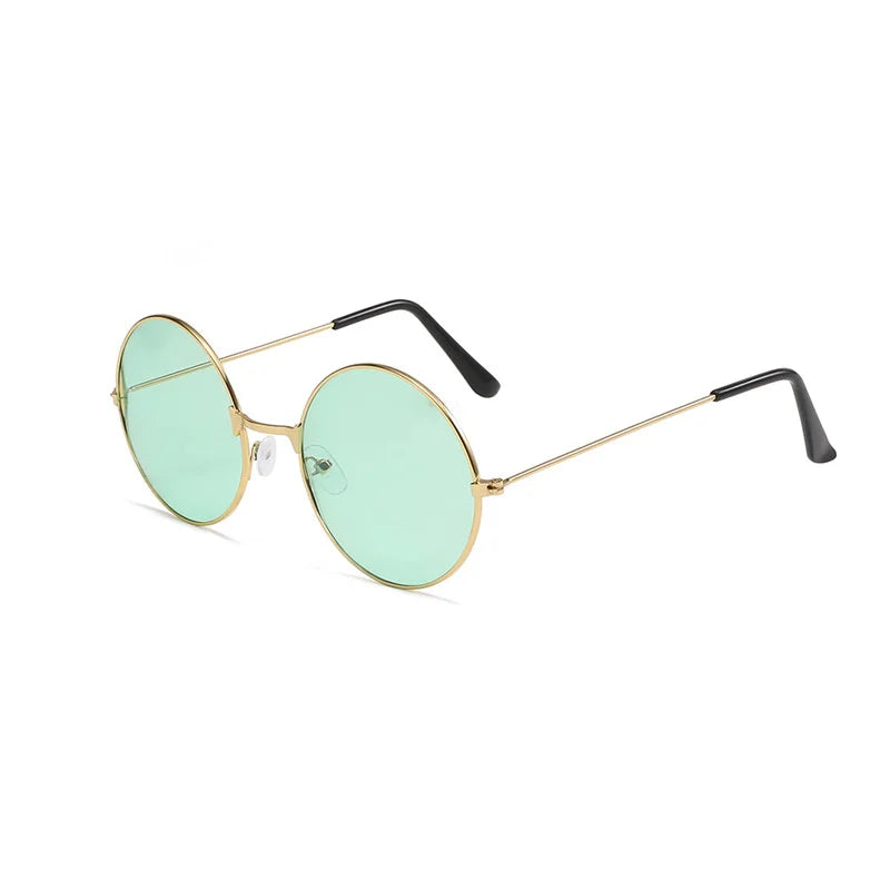 Retro Rundbrille | Hippie Style | Metallrahmen | Bunt | UV400 Brille JLR Design