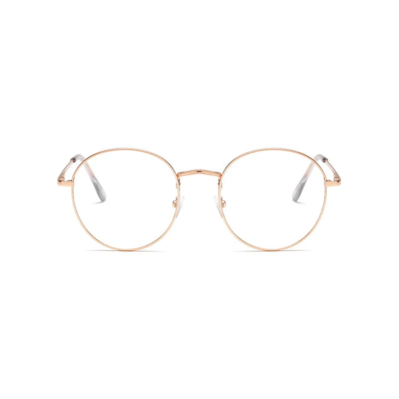 Retro Runde Metallbrille | Myopiebrille | Kurzsichtigkeit -1.0 bis -4.0 | Brille JLR Design