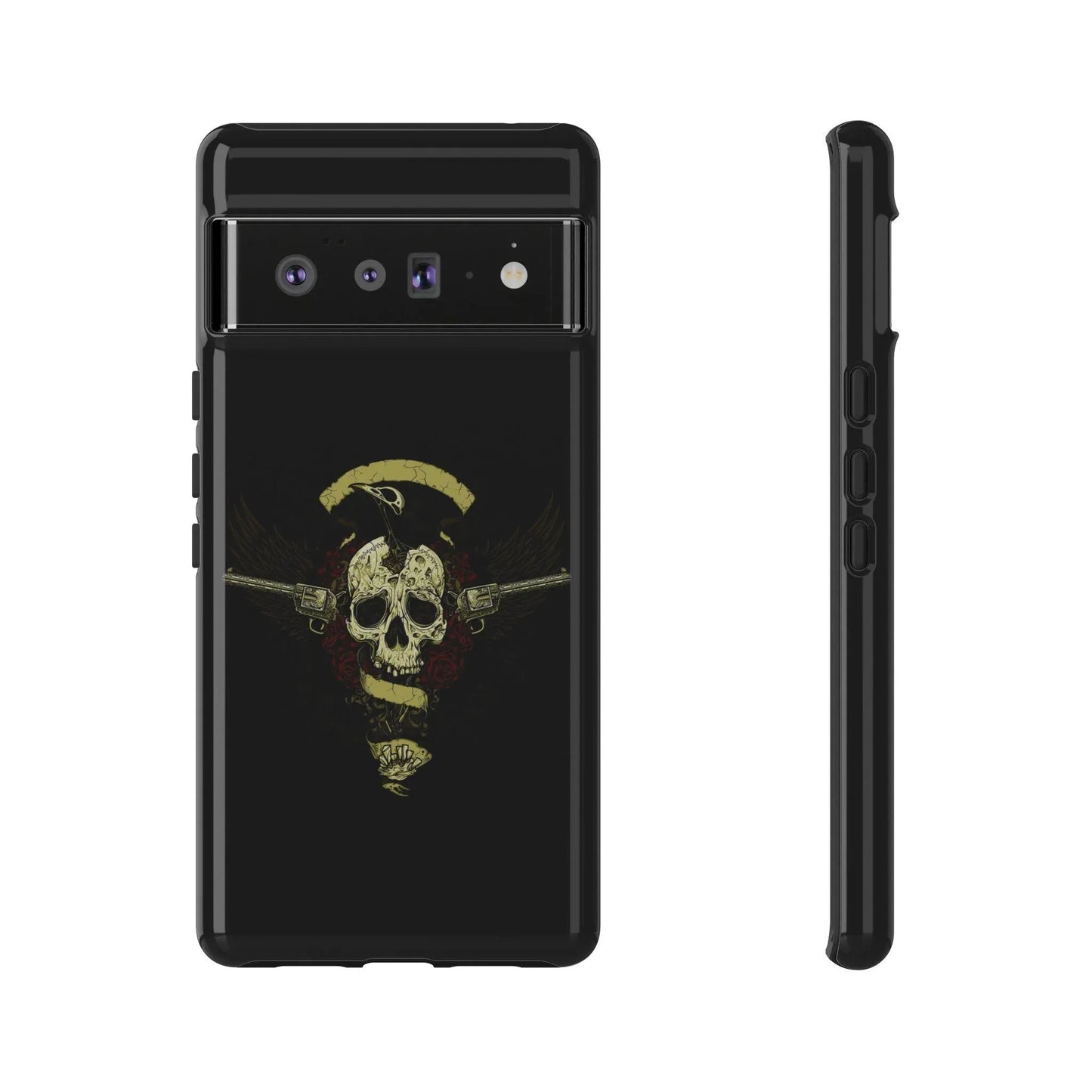 google-pixel-revolver-skull-cover-phone-case-jlr-design-11 - JLR Design