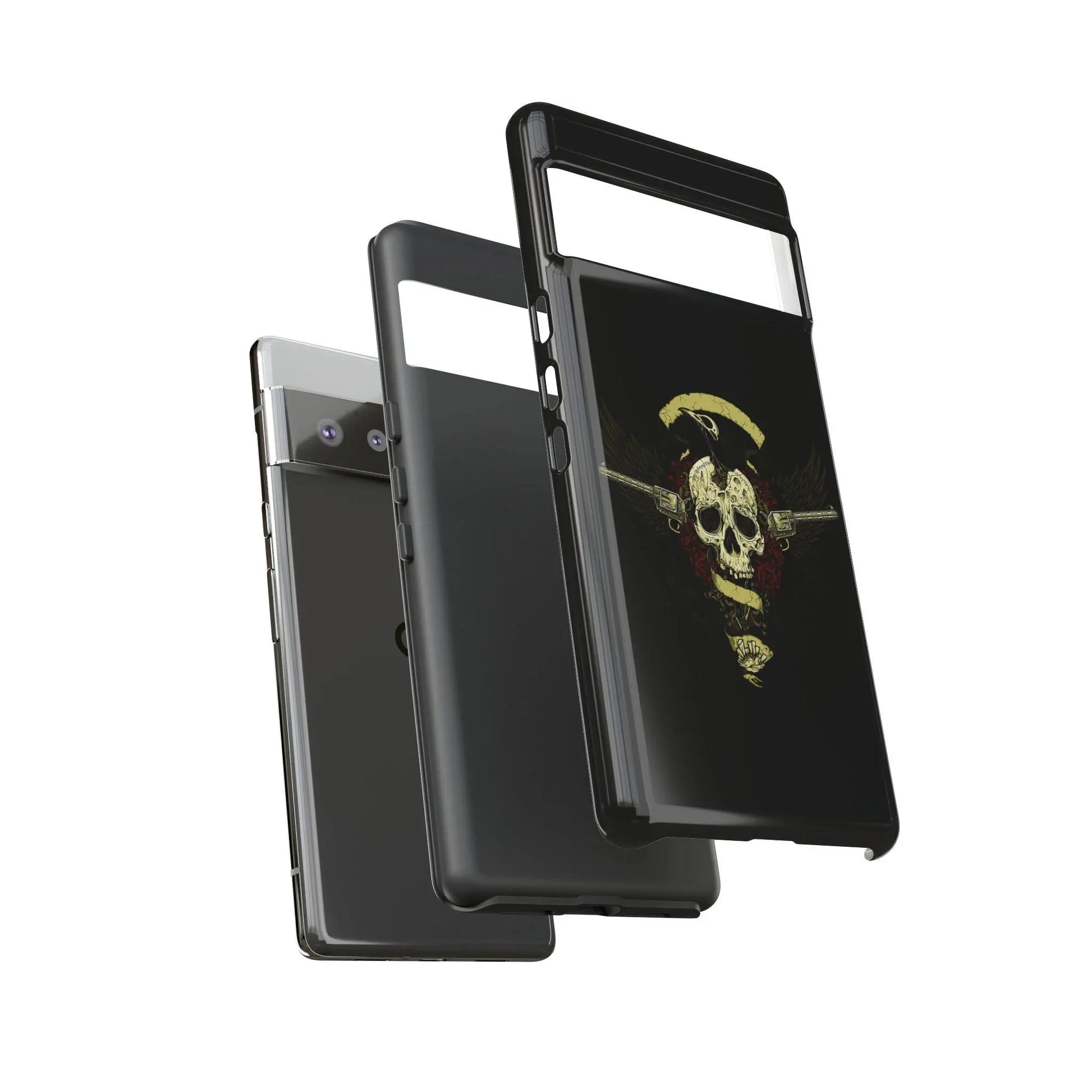 google-pixel-revolver-skull-cover-phone-case-jlr-design-13 - JLR Design