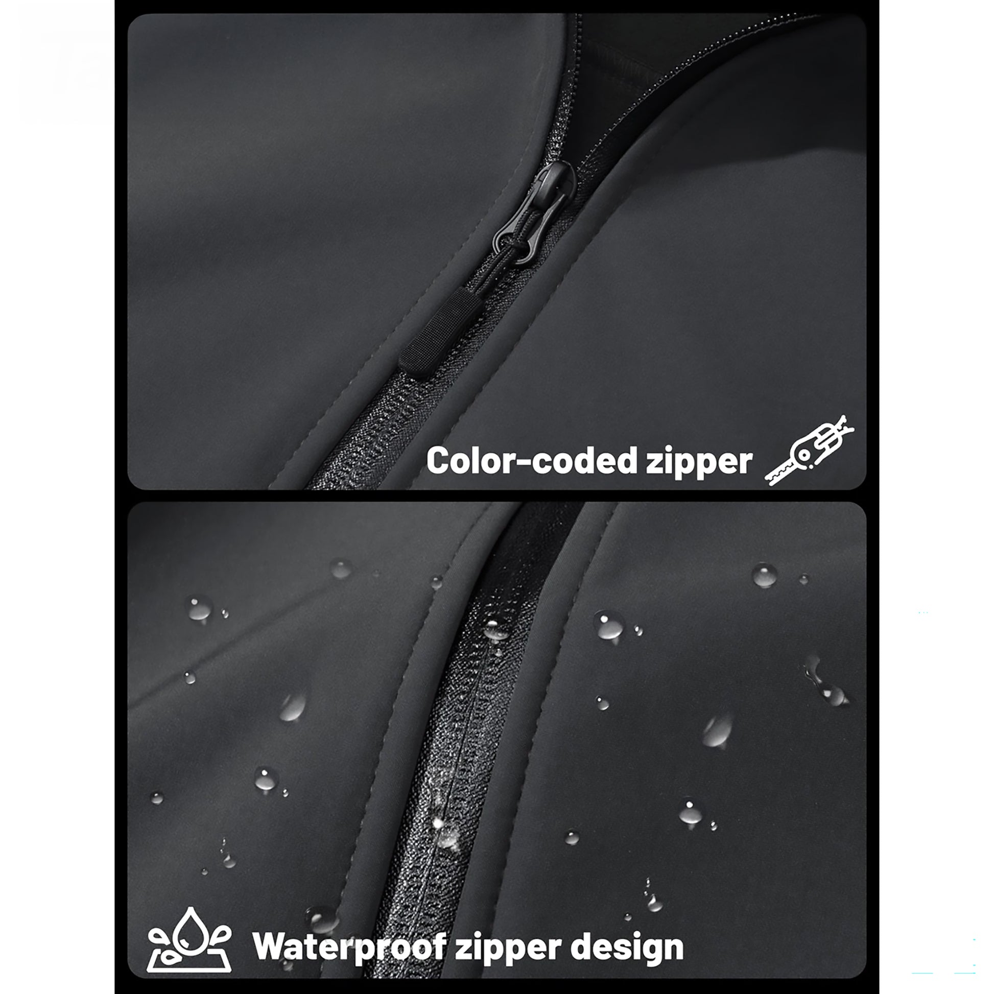 Robuste Herren-Windbreaker-Jacke – Mit schützendem Fleece-Futter Jacke JLR Design