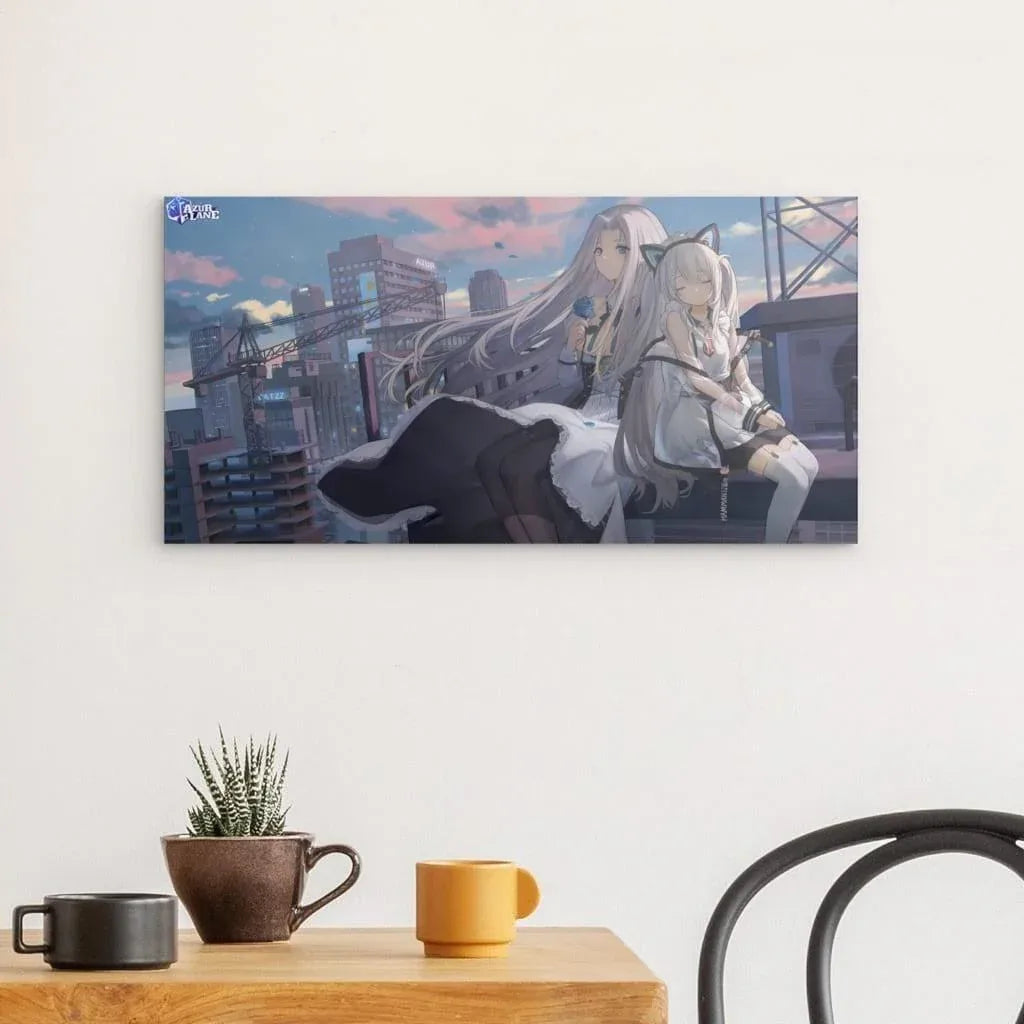 azur-lane-poster-rooftop-maids-poster-jlr-design-15862 - JLR Design