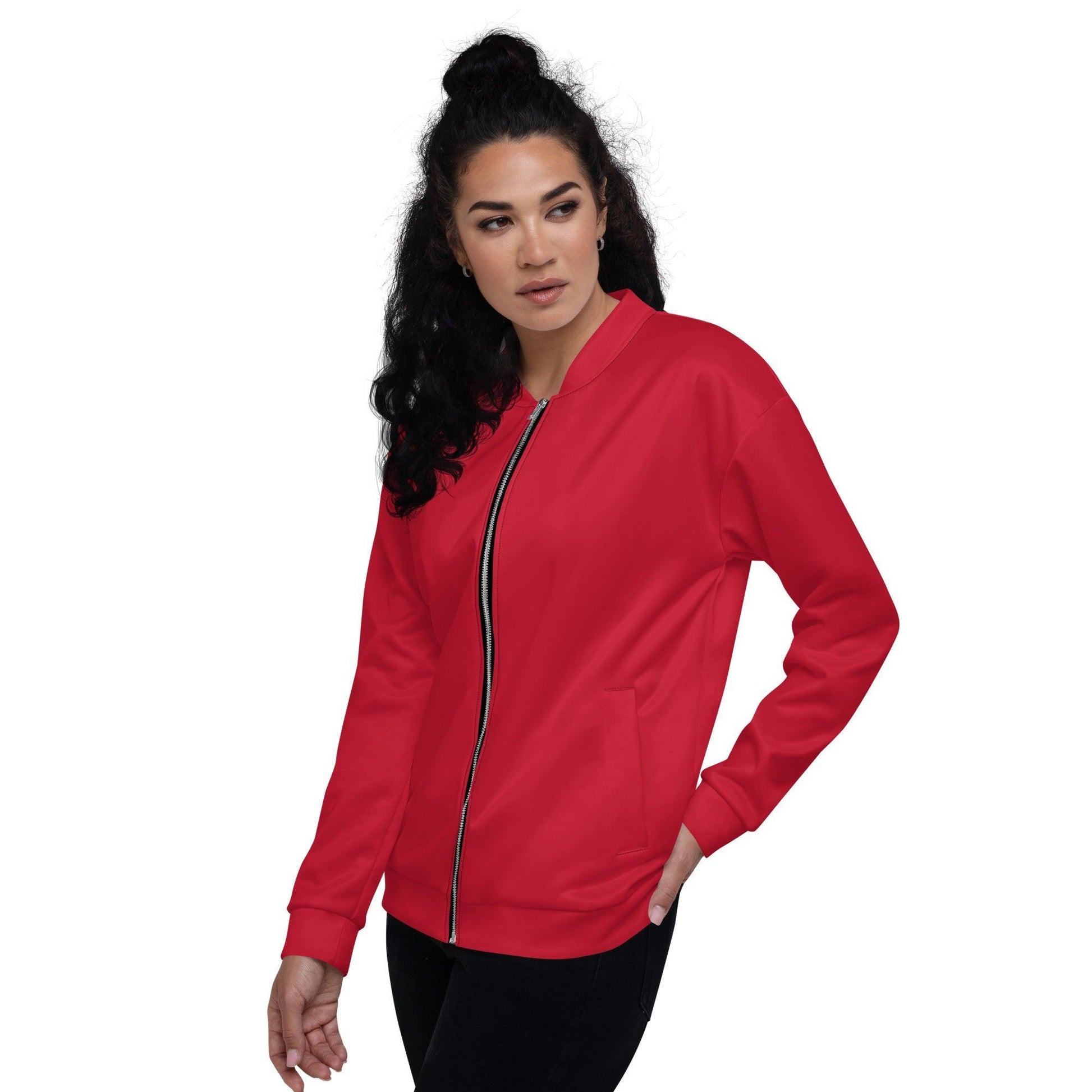 Rote Bomberjacke Bomberjacke 74.99 abgesetzte, Begleiter, Bomberjacke, casual, Damen, elastische, Fleece, Frau, gebürstetem, Have, Herren, Innenseite, Kleidungsstück, Mann, Must, Nackenband, Outfit, Passform, Polyester, praktisch, red, Reißverschluss, robustes, rot, Silbener, stilvoll, Stoff, streetwear, Taille, Taschen, Unisex, vielseitiger, YKK, Überwendlichnähte JLR Design