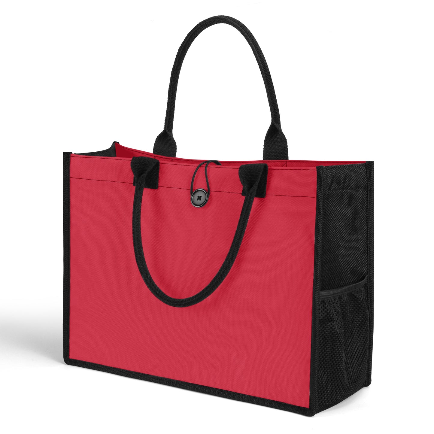 Rote Canvas Shopper Tasche Einkaufstasche JLR Design