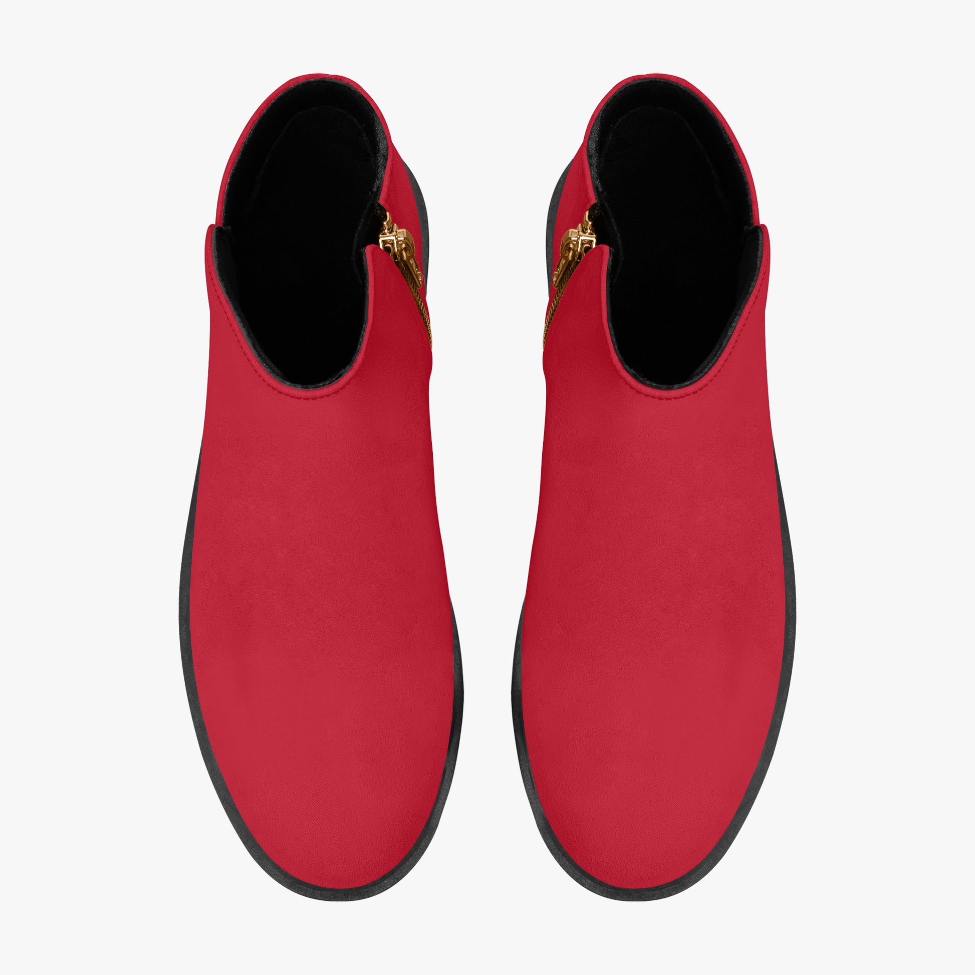 Rote elegante Reißverschluss-Stiefeletten Stiefeletten JLR Design