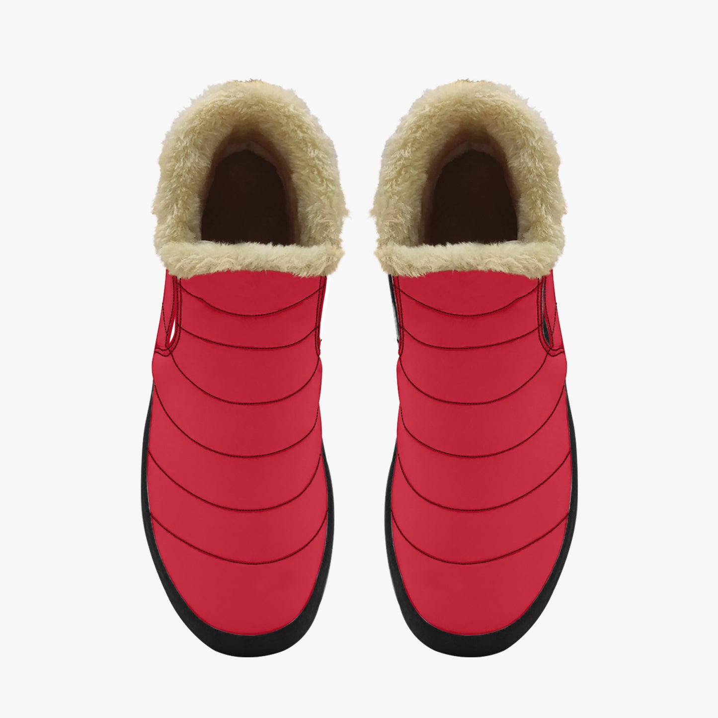 Rote Faux Fur Slipper Slipper JLR Design