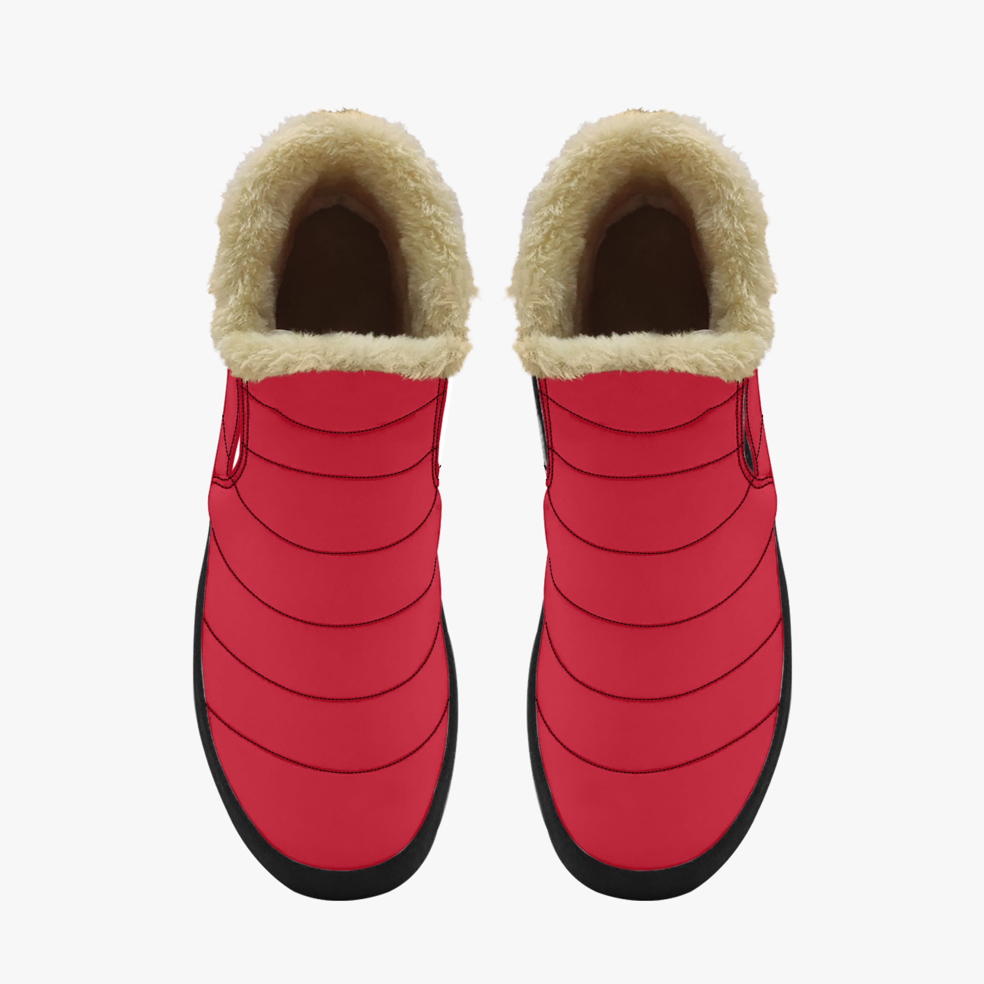 Rote Faux Fur Slipper Slipper JLR Design