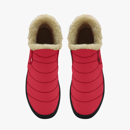 Rote Faux Fur Slipper Slipper JLR Design