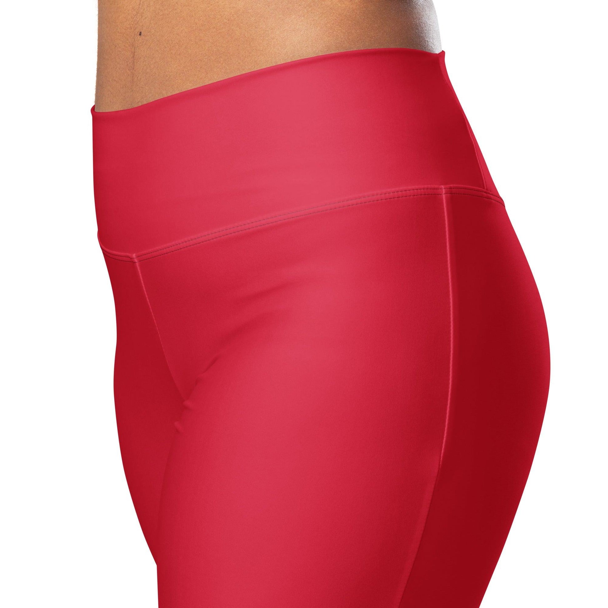 Rote High Waist Flare Leggings Flare Leggings 59.99 Flare, High, Leggings, rote, Waist JLR Design