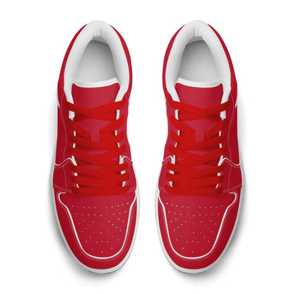 rote-low-top-leder-sneaker-fur-herren-sneaker-jlr-design-97737 - JLR Design