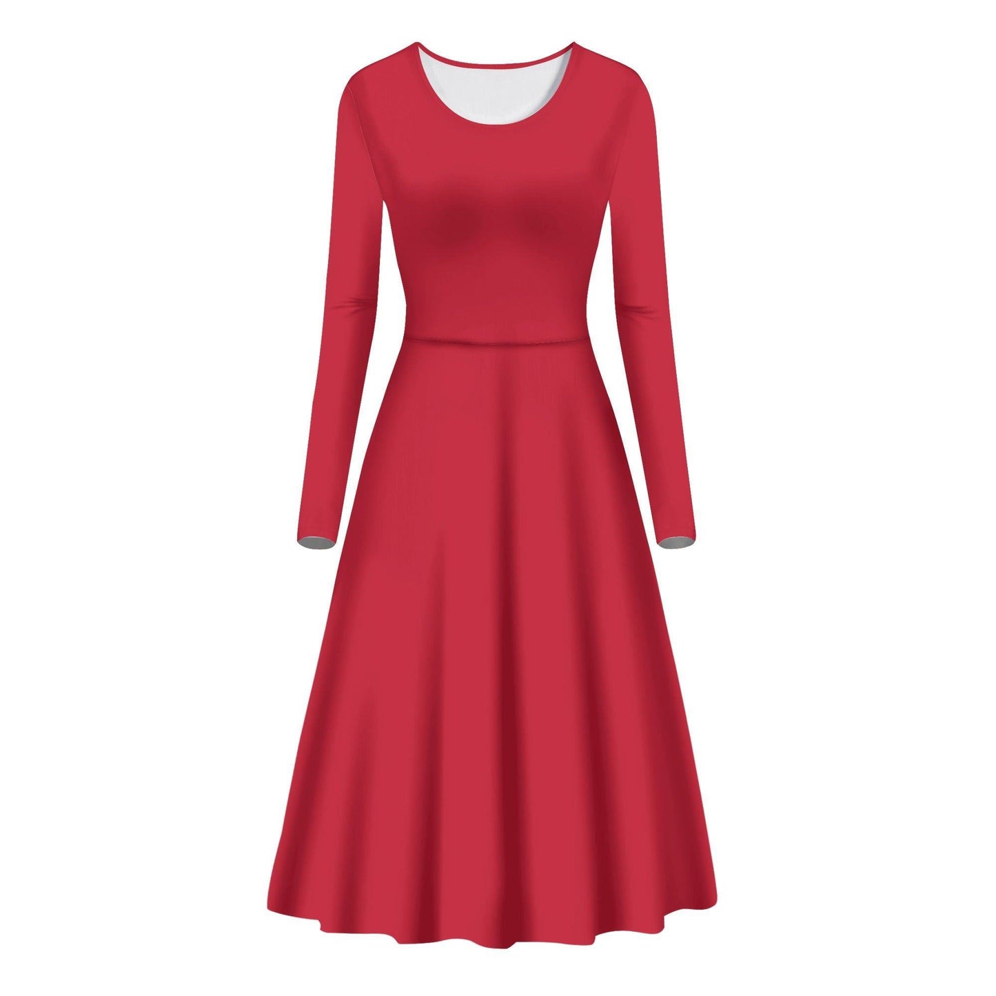 Roter Long Sleeve Dress Long Sleeve Dress 59.99 Dress, Long, Rot, Sleeve JLR Design