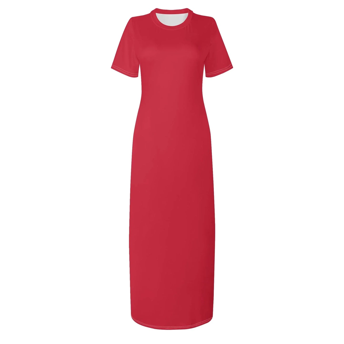 rotes-short-sleeve-long-dress-long-dress-jlr-design-98405 - JLR Design