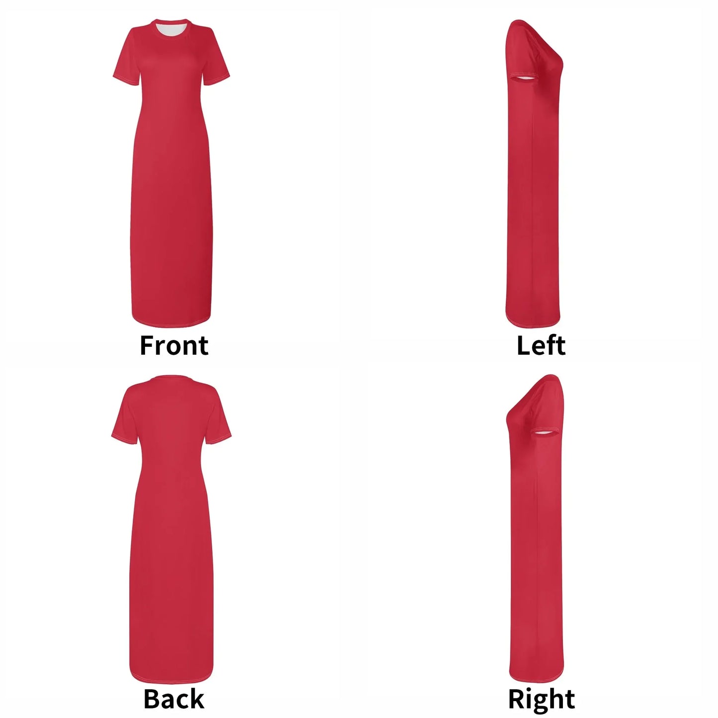 rotes-short-sleeve-long-dress-long-dress-jlr-design-82119 - JLR Design