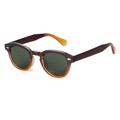 Runde Vintage Sonnenbrille UV 400 Brille JLR Design