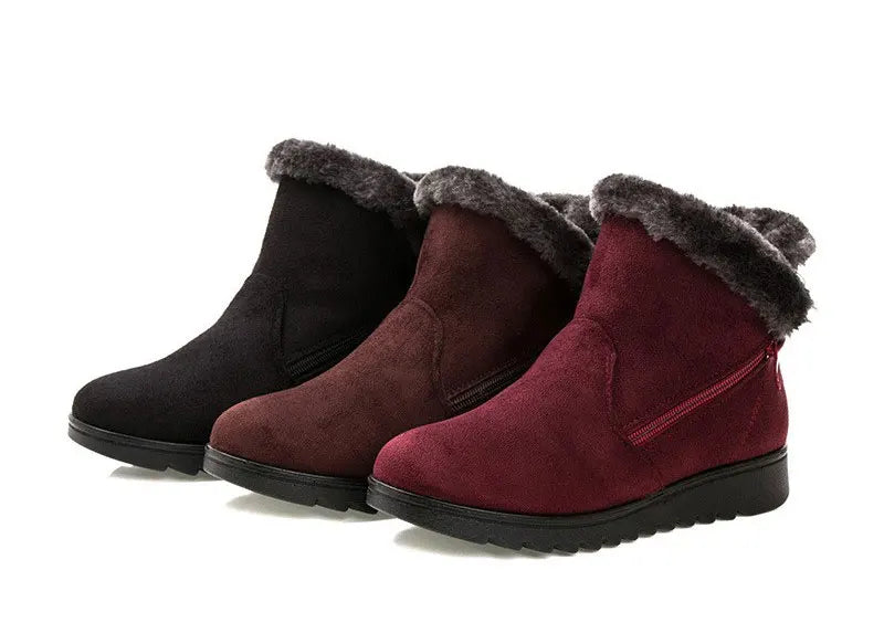 Rutschfeste Damen-Winterschuhe mit Zip Boots 62.99 Boots, Damen, Zip JLR Design