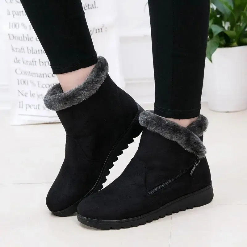 rutschfeste-damen-winterschuhe-mit-zip-boots-jlr-design-44194 - JLR Design