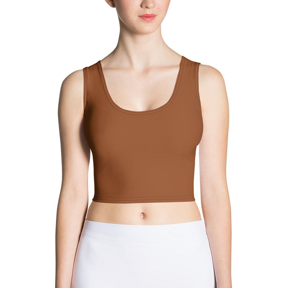 Saddle Brown Damen Crop Top Crop Top 39.99 Brown, Crop, Damen, Saddle, Top JLR Design