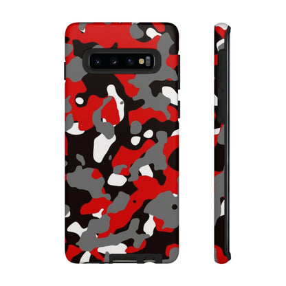 Samsung Galaxy Case Camouflage Schwarz Rot Weiss Grau Phone Case 36.99 Accessories, Galaxy, Glossy, iPhone Cases, Matte, Phone accessory, Phone Cases, Plus, S23, S23Plus, S23Ultra, Samsung, Samsung Cases, Ultra JLR Design