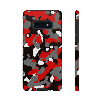 Samsung Galaxy Case Camouflage Schwarz Rot Weiss Grau Phone Case 36.99 Accessories, Galaxy, Glossy, iPhone Cases, Matte, Phone accessory, Phone Cases, Plus, S23, S23Plus, S23Ultra, Samsung, Samsung Cases, Ultra JLR Design