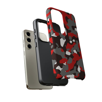 Samsung Galaxy Case Camouflage Schwarz Rot Weiss Grau Phone Case 36.99 Accessories, Galaxy, Glossy, iPhone Cases, Matte, Phone accessory, Phone Cases, Plus, S23, S23Plus, S23Ultra, Samsung, Samsung Cases, Ultra JLR Design