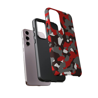 Samsung Galaxy Case Camouflage Schwarz Rot Weiss Grau Phone Case 36.99 Accessories, Galaxy, Glossy, iPhone Cases, Matte, Phone accessory, Phone Cases, Plus, S23, S23Plus, S23Ultra, Samsung, Samsung Cases, Ultra JLR Design