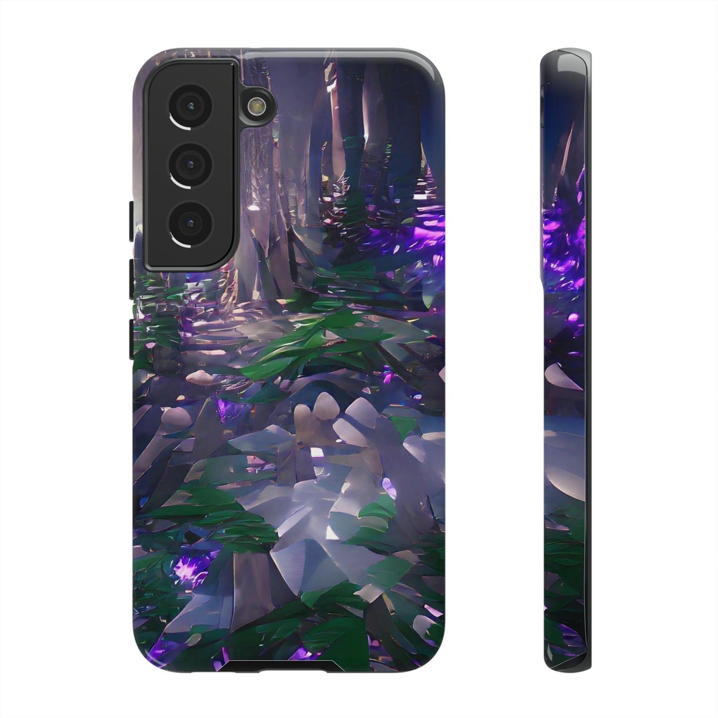 Samsung Galaxy Crystal Forest Cover Phone Case 34.99 Accessories, Glossy, iPhone Cases, Matte, Phone accessory, Phone Cases, Samsung Cases, Tough, Valentine's Day Picks JLR Design