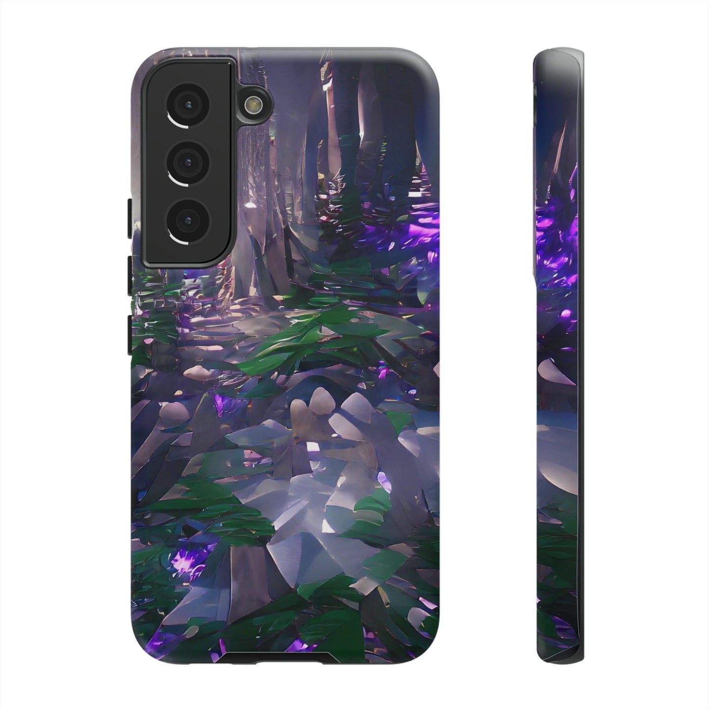 Samsung Galaxy Crystal Forest Cover Phone Case 34.99 Accessories, Glossy, iPhone Cases, Matte, Phone accessory, Phone Cases, Samsung Cases, Tough, Valentine's Day Picks JLR Design