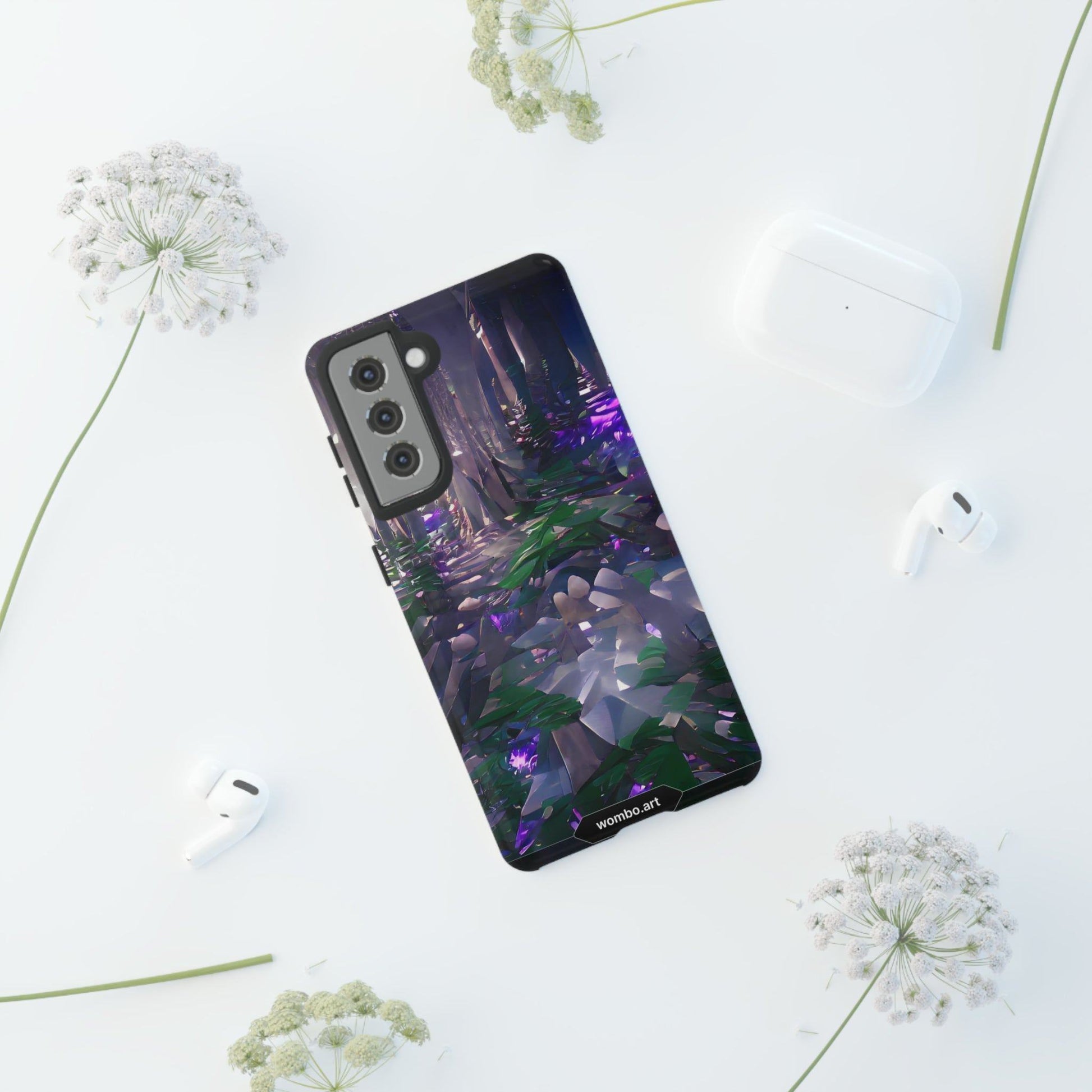 Samsung Galaxy Crystal Forest Cover Phone Case 34.99 Accessories, Glossy, iPhone Cases, Matte, Phone accessory, Phone Cases, Samsung Cases, Tough, Valentine's Day Picks JLR Design