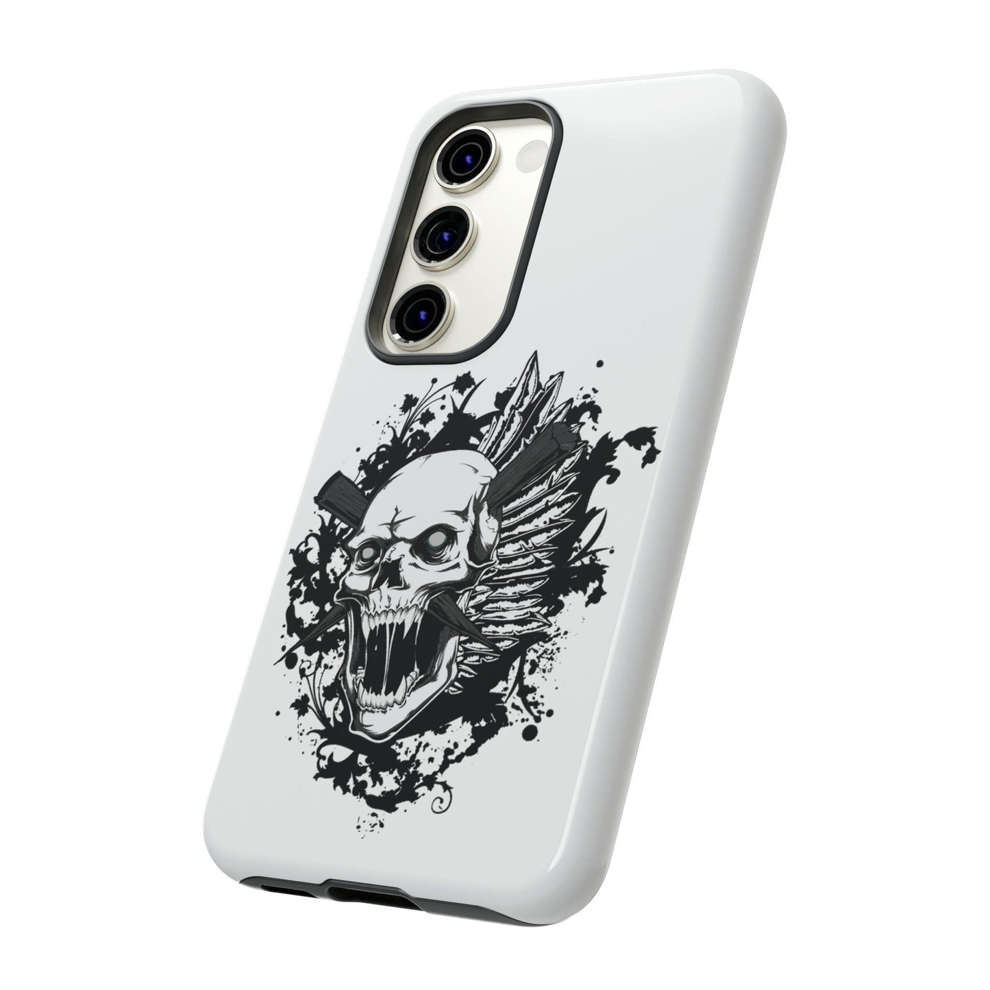 Samsung Galaxy Impaled Skull Cover Phone Case 37.99 Accessories, Auskleidung, Aussenschale, Ausskleidung, Case, Cover, Galaxy, Glossy, glänzend, Handyhülle, Impaled, innere, iPhone Cases, matt, Matte, Oberfläche, Phone, Phone accessory, Phone Cases, Plus, Polycarbonat, S23, S23Plus, S23Ultra, Samsung, Samsung Cases, schlagfest, Schutz, TPU, Ultra, zusätzlicher JLR Design