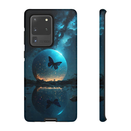 Samsung Galaxy Moon Butterfly Var2 Cover -- Samsung Galaxy Moon Butterfly Var2 Cover - undefined Phone Case | JLR Design
