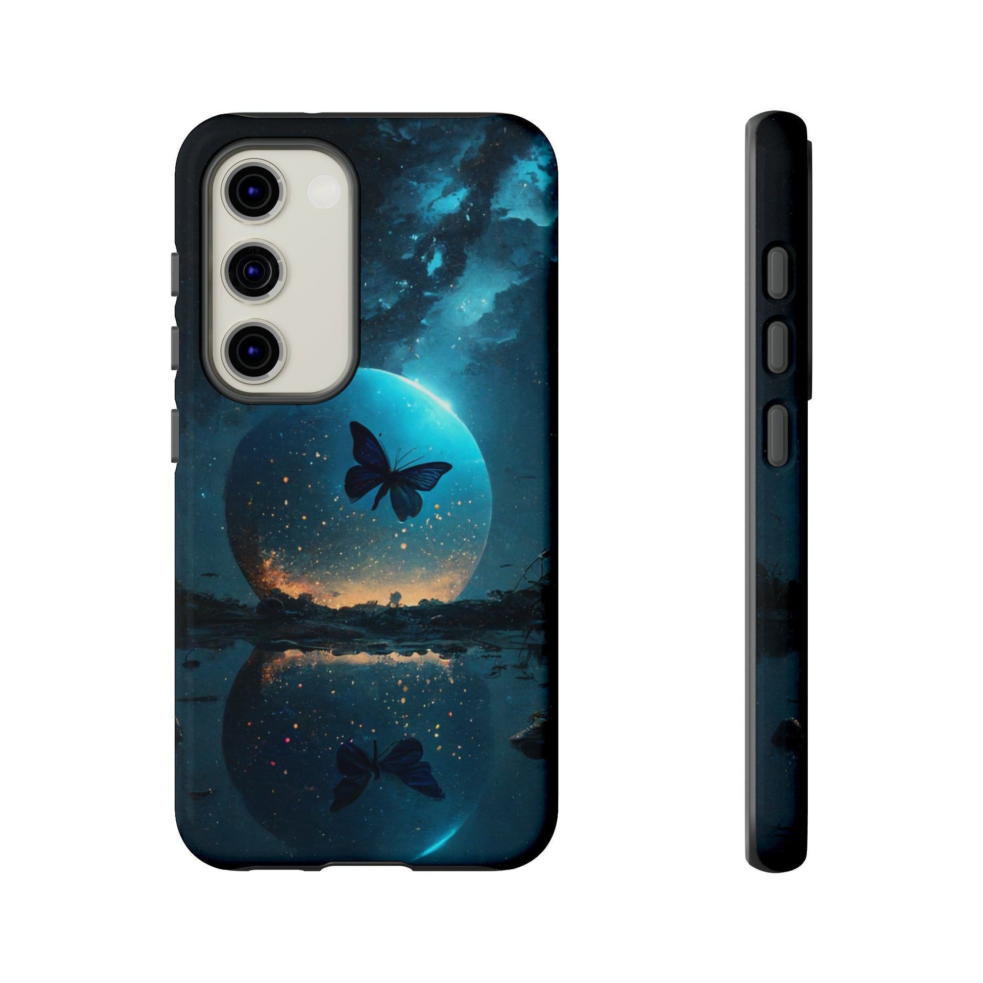 Samsung Galaxy Moon Butterfly Var2 Cover Phone Case 42.99 Accessories, Auskleidung, Aussenschale, Butterfly, Cover, Glossy, google, Handyhülle, innere, iPhone Cases, Matte, Moon, Phone accessory, Phone Cases, Pixel, Plus, Polycarbonat, S23, S23Plus, S23Ultra, Samsung Cases, schlagfest, Schutz, TPU, Ultra, Var2, zusätzlicher JLR Design