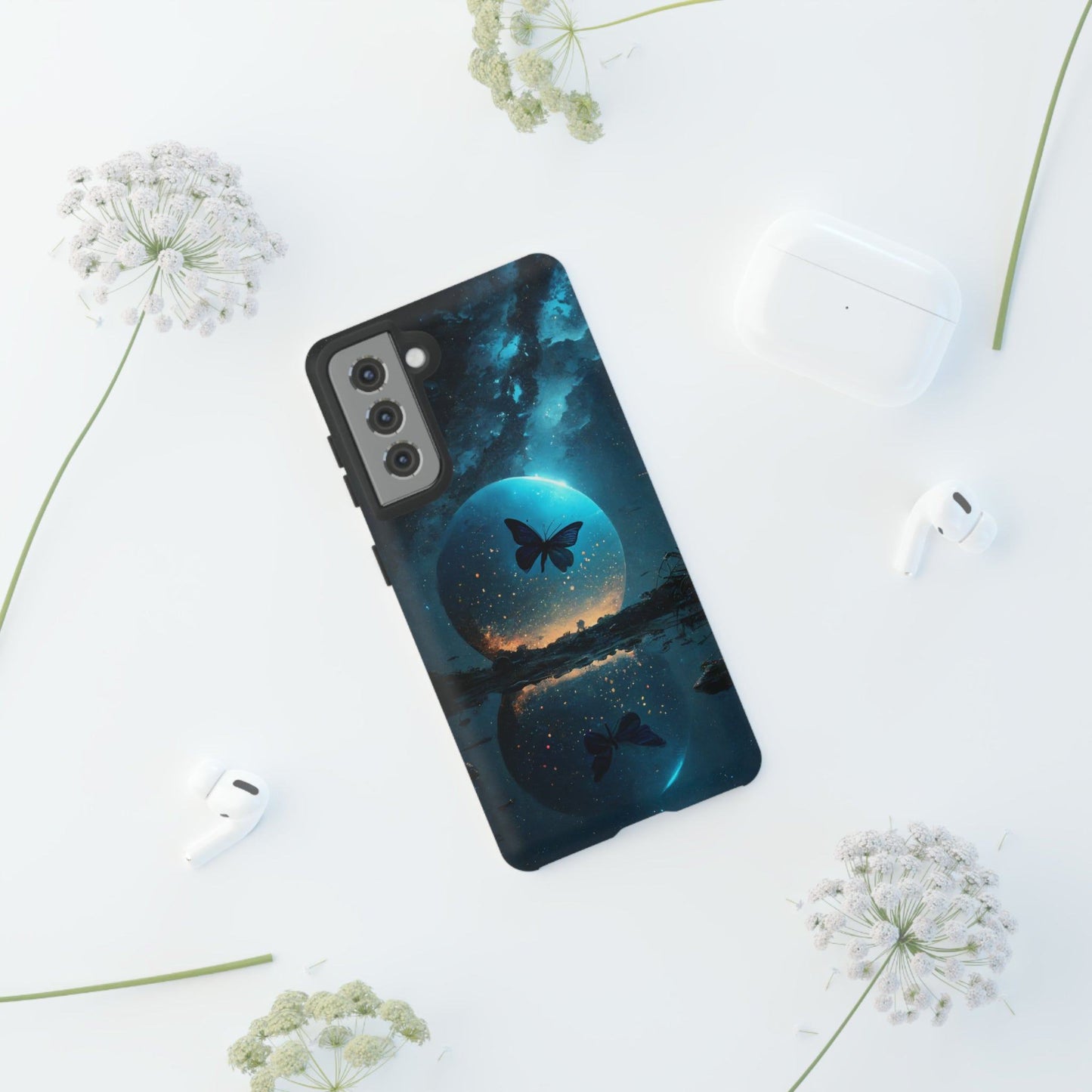 Samsung Galaxy Moon Butterfly Var2 Cover Phone Case 42.99 Accessories, Auskleidung, Aussenschale, Butterfly, Cover, Glossy, google, Handyhülle, innere, iPhone Cases, Matte, Moon, Phone accessory, Phone Cases, Pixel, Plus, Polycarbonat, S23, S23Plus, S23Ultra, Samsung Cases, schlagfest, Schutz, TPU, Ultra, Var2, zusätzlicher JLR Design