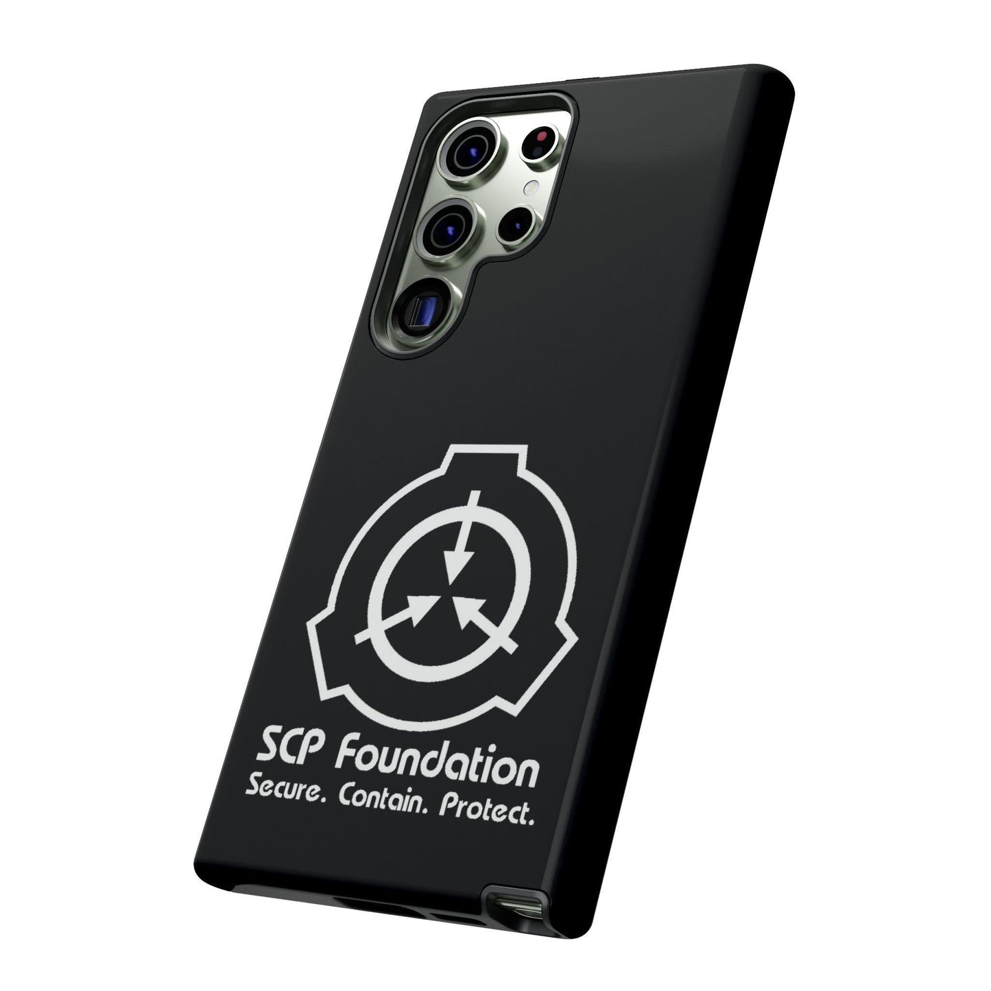 Samsung Galaxy SCP Foundation schwarz Cover Phone Case 39.99 Accessories, Aussenschale, Ausskleidung, Case, Cover, Foundation, Galaxy, Glossy, glänzend, Handyhülle, innere, iPhone Cases, Logo, matt, Matte, Phone, Phone accessory, Phone Cases, Plus, Polycarbonat, S23, S23Plus, S23Ultra, Samsung, Samsung Cases, schlagfest, Schutz, SCP, TPU, Ultra, Weiss, zusätzlicher JLR Design