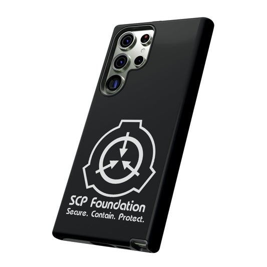 Samsung Galaxy SCP Foundation schwarz Cover Phone Case 44.99 Accessories, Aussenschale, Ausskleidung, Case, Cover, Foundation, Galaxy, Glossy, glänzend, Handyhülle, innere, iPhone Cases, Logo, matt, Matte, Phone, Phone accessory, Phone Cases, Plus, Polycarbonat, S23, S23Plus, S23Ultra, Samsung, Samsung Cases, schlagfest, Schutz, SCP, TPU, Ultra, Weiss, zusätzlicher JLR Design