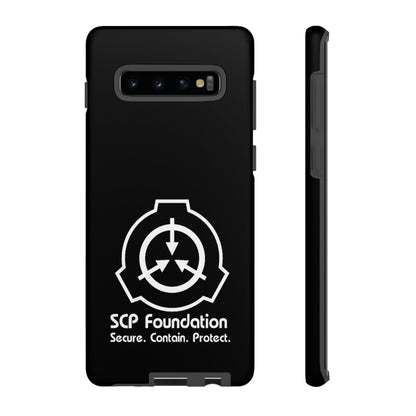 Samsung Galaxy SCP Foundation schwarz Cover Phone Case 39.99 Accessories, Aussenschale, Ausskleidung, Case, Cover, Foundation, Galaxy, Glossy, glänzend, Handyhülle, innere, iPhone Cases, Logo, matt, Matte, Phone, Phone accessory, Phone Cases, Plus, Polycarbonat, S23, S23Plus, S23Ultra, Samsung, Samsung Cases, schlagfest, Schutz, SCP, TPU, Ultra, Weiss, zusätzlicher JLR Design