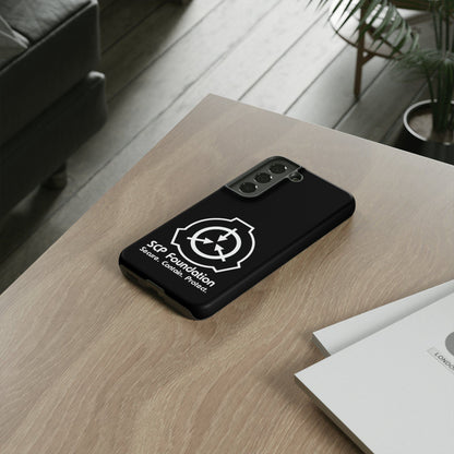 Samsung Galaxy SCP Foundation schwarz Cover Phone Case 39.99 Accessories, Aussenschale, Ausskleidung, Case, Cover, Foundation, Galaxy, Glossy, glänzend, Handyhülle, innere, iPhone Cases, Logo, matt, Matte, Phone, Phone accessory, Phone Cases, Plus, Polycarbonat, S23, S23Plus, S23Ultra, Samsung, Samsung Cases, schlagfest, Schutz, SCP, TPU, Ultra, Weiss, zusätzlicher JLR Design