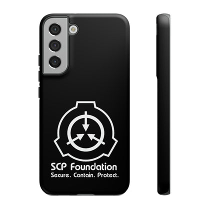 Samsung Galaxy SCP Foundation schwarz Cover Phone Case 39.99 Accessories, Aussenschale, Ausskleidung, Case, Cover, Foundation, Galaxy, Glossy, glänzend, Handyhülle, innere, iPhone Cases, Logo, matt, Matte, Phone, Phone accessory, Phone Cases, Plus, Polycarbonat, S23, S23Plus, S23Ultra, Samsung, Samsung Cases, schlagfest, Schutz, SCP, TPU, Ultra, Weiss, zusätzlicher JLR Design