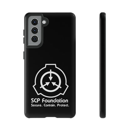 Samsung Galaxy SCP Foundation schwarz Cover Phone Case 39.99 Accessories, Aussenschale, Ausskleidung, Case, Cover, Foundation, Galaxy, Glossy, glänzend, Handyhülle, innere, iPhone Cases, Logo, matt, Matte, Phone, Phone accessory, Phone Cases, Plus, Polycarbonat, S23, S23Plus, S23Ultra, Samsung, Samsung Cases, schlagfest, Schutz, SCP, TPU, Ultra, Weiss, zusätzlicher JLR Design