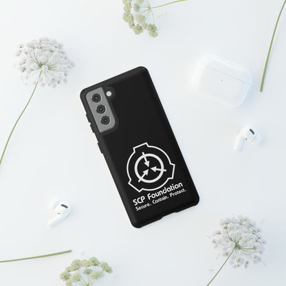 Samsung Galaxy SCP Foundation schwarz Cover Phone Case 39.99 Accessories, Aussenschale, Ausskleidung, Case, Cover, Foundation, Galaxy, Glossy, glänzend, Handyhülle, innere, iPhone Cases, Logo, matt, Matte, Phone, Phone accessory, Phone Cases, Plus, Polycarbonat, S23, S23Plus, S23Ultra, Samsung, Samsung Cases, schlagfest, Schutz, SCP, TPU, Ultra, Weiss, zusätzlicher JLR Design