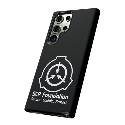 Samsung Galaxy SCP Foundation schwarz Cover Phone Case 39.99 Accessories, Aussenschale, Ausskleidung, Case, Cover, Foundation, Galaxy, Glossy, glänzend, Handyhülle, innere, iPhone Cases, Logo, matt, Matte, Phone, Phone accessory, Phone Cases, Plus, Polycarbonat, S23, S23Plus, S23Ultra, Samsung, Samsung Cases, schlagfest, Schutz, SCP, TPU, Ultra, Weiss, zusätzlicher JLR Design