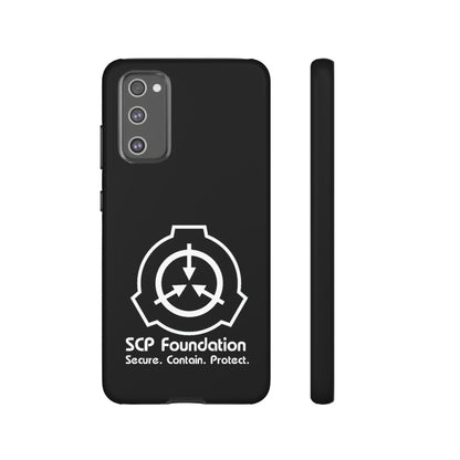 Samsung Galaxy SCP Foundation schwarz Cover Phone Case 39.99 Accessories, Aussenschale, Ausskleidung, Case, Cover, Foundation, Galaxy, Glossy, glänzend, Handyhülle, innere, iPhone Cases, Logo, matt, Matte, Phone, Phone accessory, Phone Cases, Plus, Polycarbonat, S23, S23Plus, S23Ultra, Samsung, Samsung Cases, schlagfest, Schutz, SCP, TPU, Ultra, Weiss, zusätzlicher JLR Design