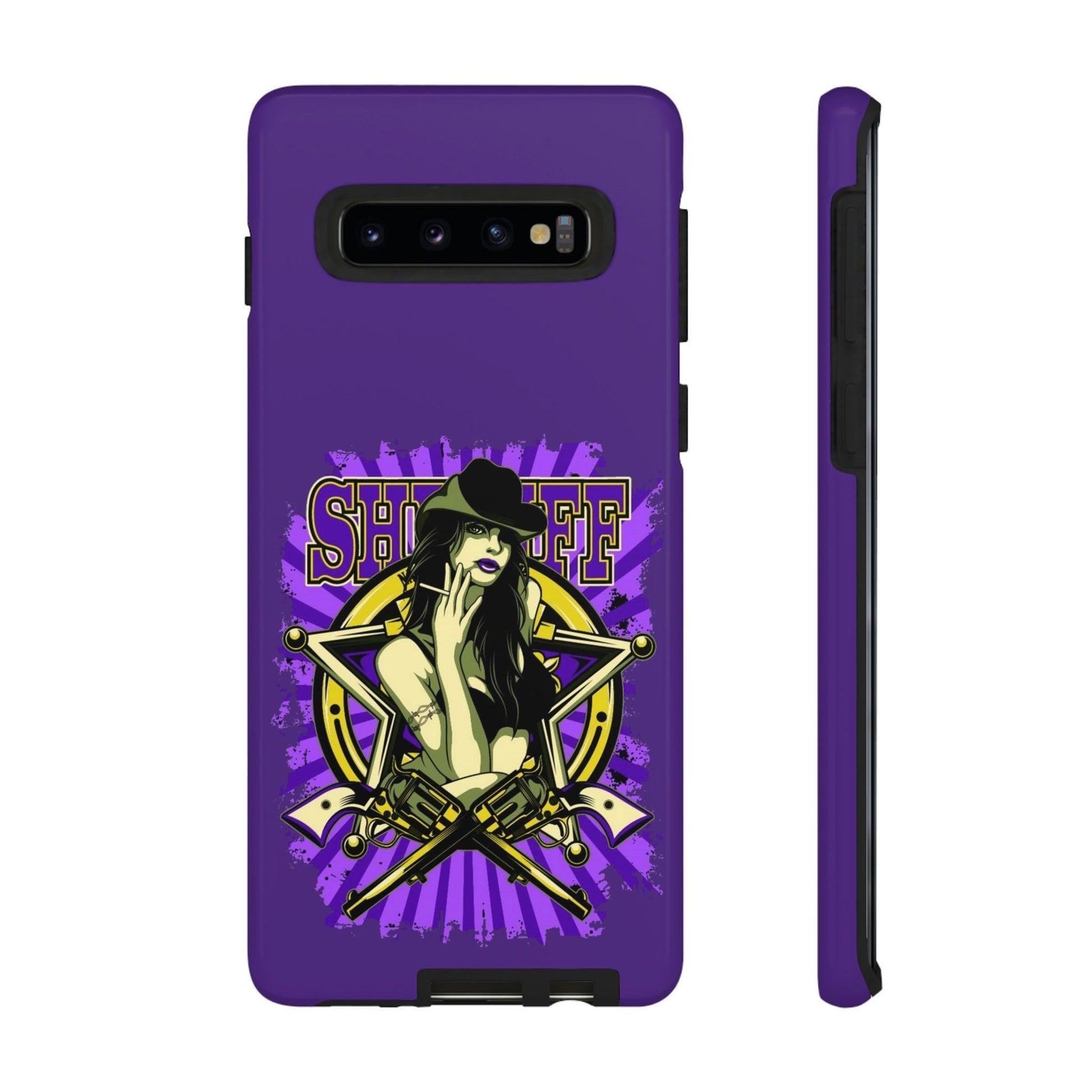 Samsung Galaxy Sheriff Cover Phone Case 36.99 Accessories, Aussenschale, Ausskleidung, Case, Cover, Galaxy, Glossy, glänzend, Handyhülle, innere, iPhone Cases, matt, Matte, Oberfläche, Phone, Phone accessory, Phone Cases, Plus, Polycarbonat, S23, S23Plus, S23Ultra, Samsung, Samsung Cases, schlagfest, Schutz, Sexy, Sheriff, TPU, Ultra, Woman, zusätzlicher JLR Design